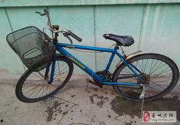 蓝色自行车